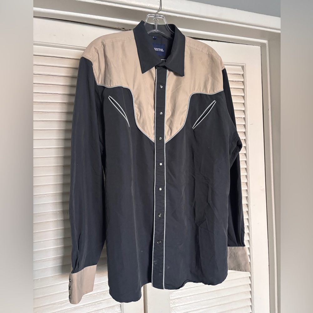 Resistol Two-Tone Button-Up Shirt